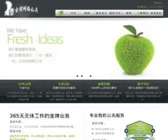 Gwasoft.com(金顺网络公关国际化网站推广专家) Screenshot