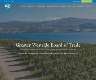 Gwboardoftrade.com(West Kelowna Chamber of Commerce) Screenshot