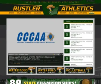 Gwcathletics.com(Golden West College Athletics) Screenshot