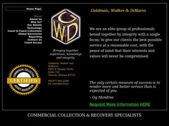 Gwdaz.com(Goldman, Walker and DiMarco) Screenshot