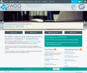 GWDG.de(IT in der Wissenschaft) Screenshot