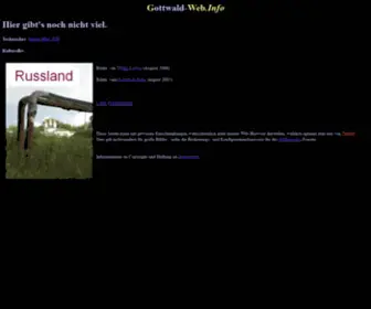 Gweb.info(Titelseite gottwald) Screenshot