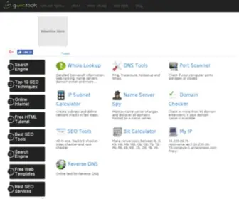 Gwebtools.com(Network Tools) Screenshot