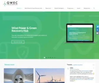 Gwec.net(Global Wind Energy Council) Screenshot