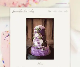 Gwendolynleecakery.com(Gwendolyn Lee Cakery) Screenshot