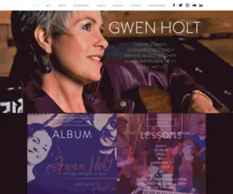 Gwenholtmusic.com(Gwen Holt) Screenshot