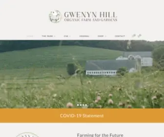 Gwenynhillfarm.com(Organic CSA Near Milwaukee) Screenshot