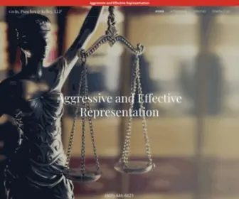 Gwinlawfirm.com(Gwin, Punches & Kelley, LLP) Screenshot