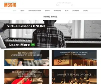 Gwinnettmusic.com(Gwinnett School of Music) Screenshot