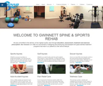 Gwinnettrehab.com(Gwinnett Spine & Sports Rehab) Screenshot