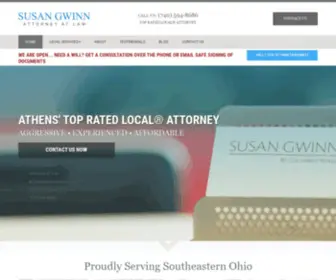 Gwinnlaw.com(Susan Gwinn Attorney At Law) Screenshot