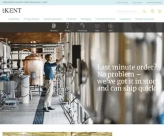 Gwkent.com(GW Kent Commercial Brewing Equipment & Wine Making Supplies) Screenshot