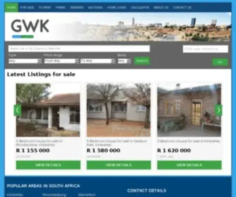 GWKproperties.co.za(GWKproperties) Screenshot