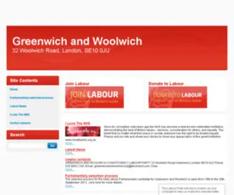 GWLP.org(Greenwich & Woolwich Labour Party) Screenshot