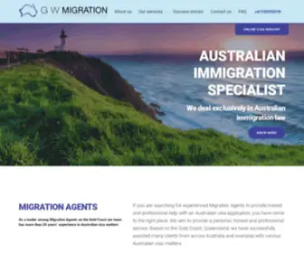 Gwmigration.com(Migration Agents) Screenshot