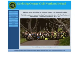 Gwocni.co.uk(Goldwing Owners Club Northern Ireland) Screenshot