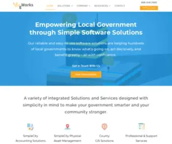 Gworks.com(Software Solutions to Empower Public Service) Screenshot