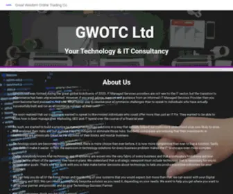 Gwotc.co.uk(Great Western Online Trading Co) Screenshot