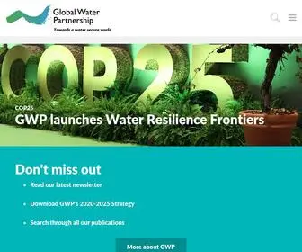 GWP.org(Global Water Partnership) Screenshot