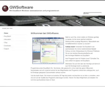 Gwsoftware.de(Windows) Screenshot