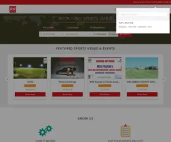 GWsportsapp.in(Online Sports Venue Booking) Screenshot