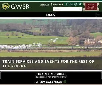 GWSR.com(The Gloucestershire Warwickshire Railway) Screenshot