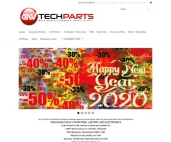 Gwtechparts.com(GW Tech Parts) Screenshot