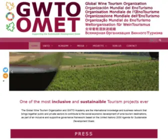 Gwto.org(GLOBAL WINE TOURISM ORGANIZATION) Screenshot