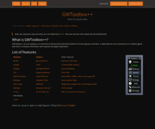 Gwtoolbox.com(GWToolbox) Screenshot