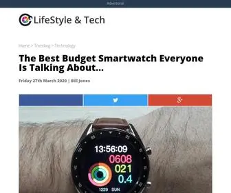 GX-Smartwatch.com(Advertorial home > trending > technology the best budget smartwatch everyone) Screenshot