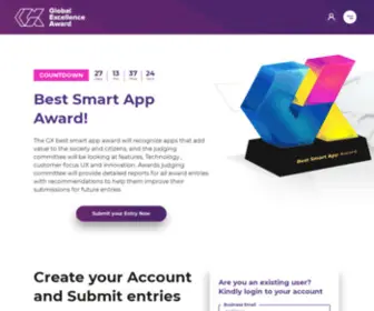 Gxaward.com(Global Excellence Awards) Screenshot