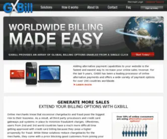 Gxbill.com(Global Exchange Billing) Screenshot