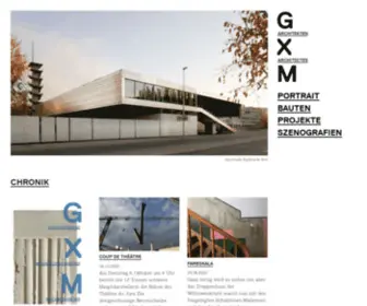 GXM.ch(GXM Architekten) Screenshot