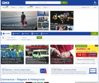 GXM.de(E-Mail-Adresse kostenlos, FreeMail, De-Mail & Nachrichten) Screenshot