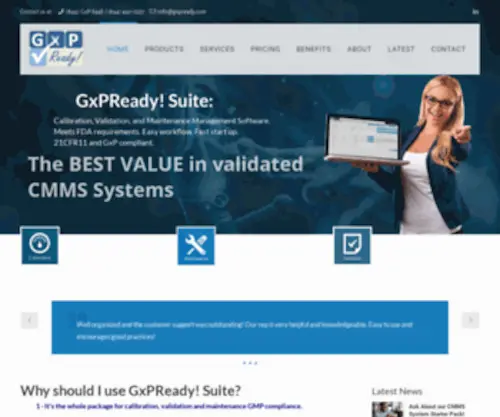 GXpready.com(GxPReady Suite) Screenshot