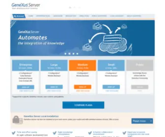 Gxserver.com(GeneXus Server) Screenshot
