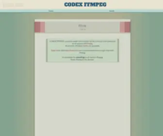 Gyan.dev(CODEX FFMPEG @) Screenshot