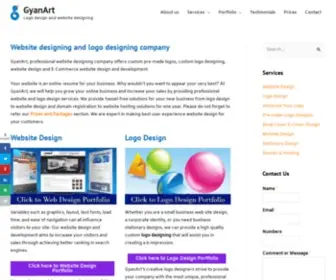 Gyanart.com(Website design company Bangalore) Screenshot