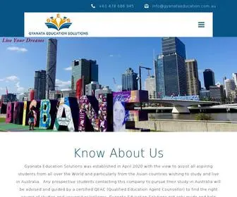 Gyanataeducation.com.au(Gyanata Education Solutions) Screenshot