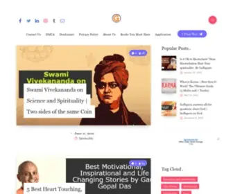 Gyanbygurus.com(A Blog About Spirituality) Screenshot