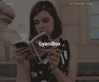 Gyanibox.com(The Box of Knowledge) Screenshot