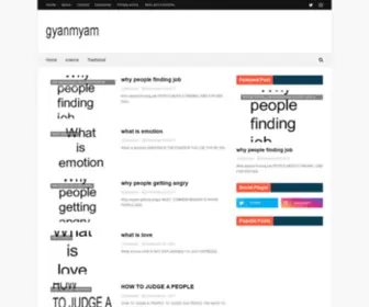 Gyanmyam.com(Gyanmyam secret) Screenshot