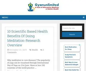 Gyanunlimited.com(A Hub of Health & Wellness) Screenshot