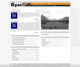 Gyas.nl(Algemene Groninger Studenten Roeivereniging Gyas) Screenshot