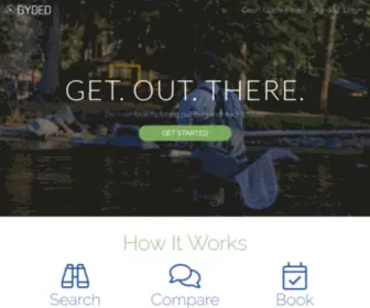 Gyded.com(Discover Local Fly Fishing Guides and Outfitters Today) Screenshot