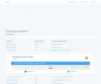 GYD.lt(Gydytojų) Screenshot
