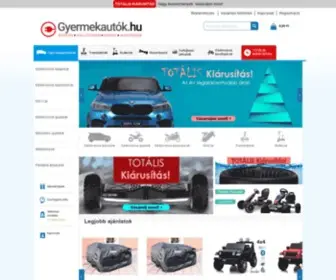 Gyermekautok.hu(ELEKTROMOS KISAUT) Screenshot