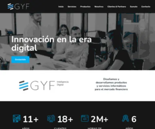 GYF.com.ar(Inteligencia Digital) Screenshot