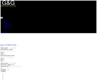 GYgrentacar.com(G&G Rent a Car) Screenshot