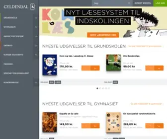 GYldendal-Uddannelse.dk(Gyldendal Uddannelse) Screenshot